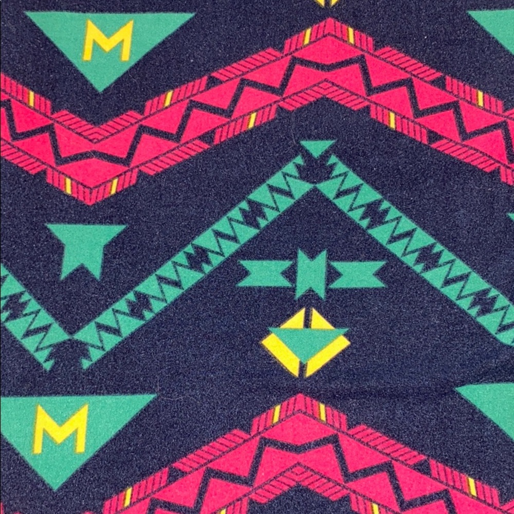 Lula Roe Patterned Leggings Size TC - Picture 2 of 2